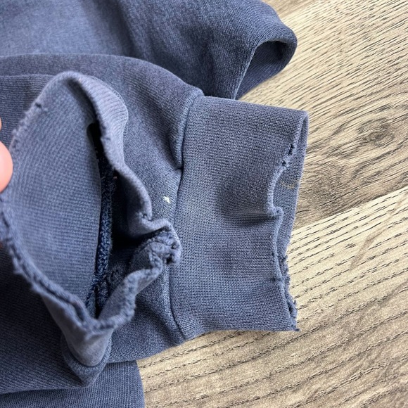 VTG Nike‎ Hoodie Mens XL Center Swoosh Spellout Distressed Faded 90s Made in USA - Picture 5 of 14